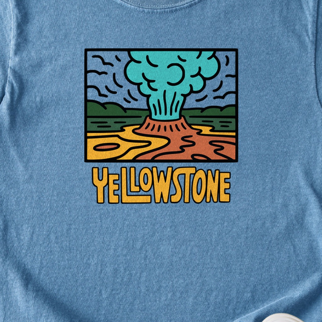 Yellowstone National Park Kids Cotton T-Shirt
