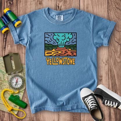 Yellowstone National Park Kids Cotton T-Shirt