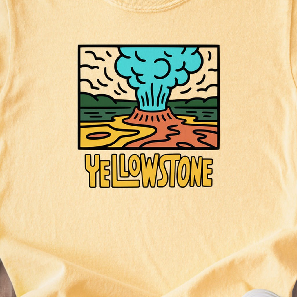 Yellowstone National Park Kids Cotton T-Shirt