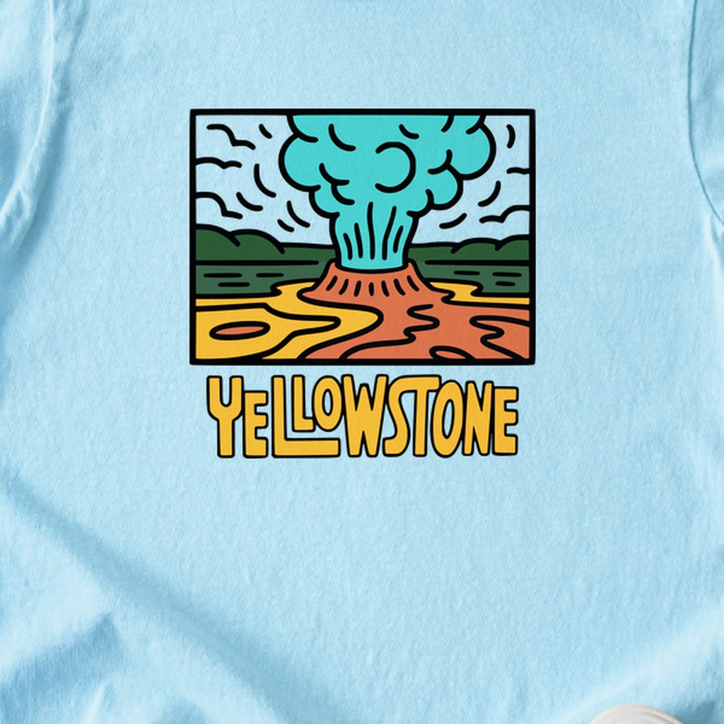 Yellowstone National Park Kids Cotton T-Shirt