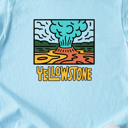Yellowstone National Park Kids Cotton T-Shirt