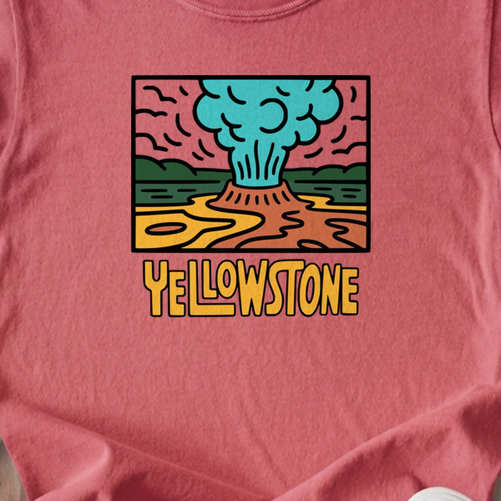 Yellowstone National Park Kids Cotton T-Shirt