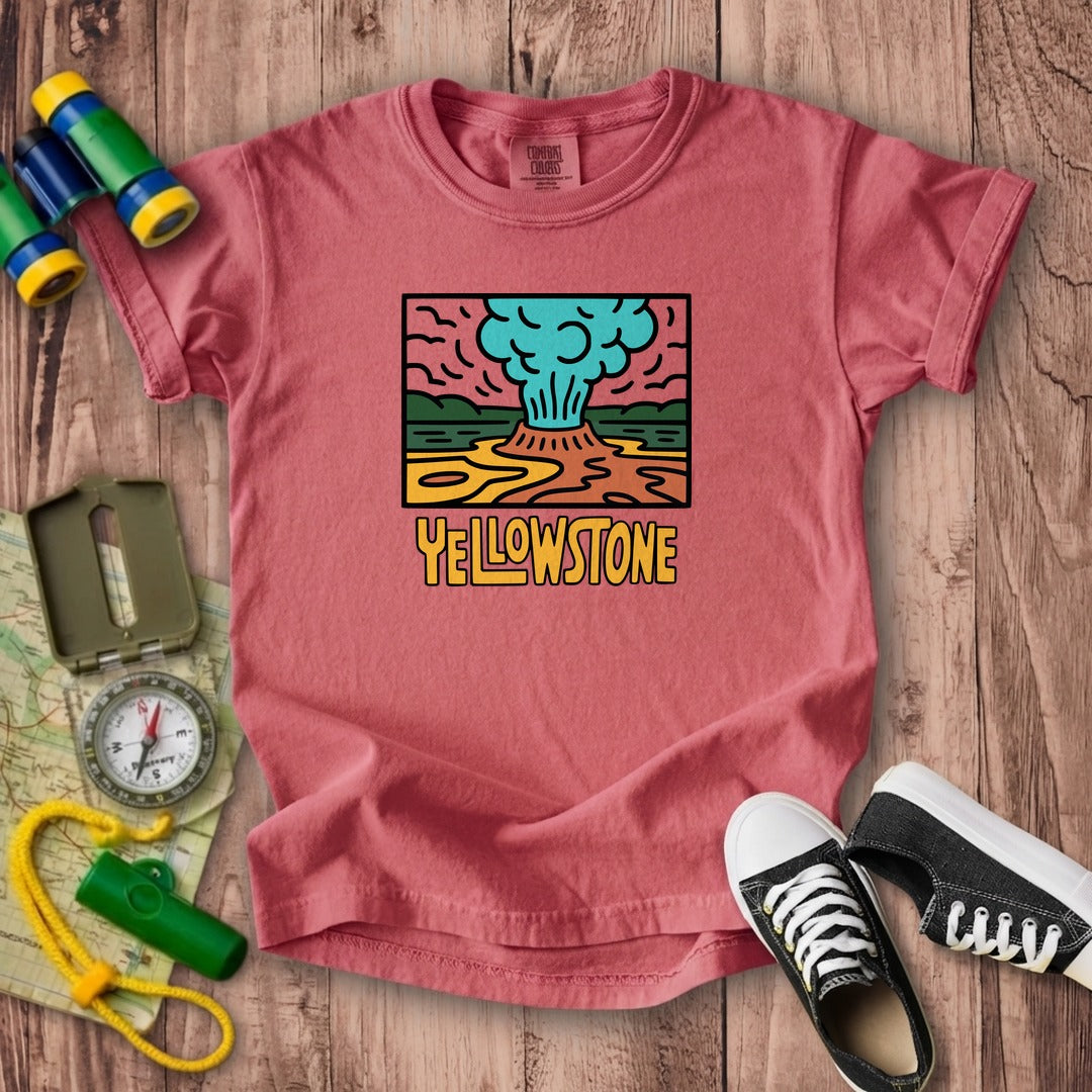 Yellowstone National Park Kids Cotton T-Shirt