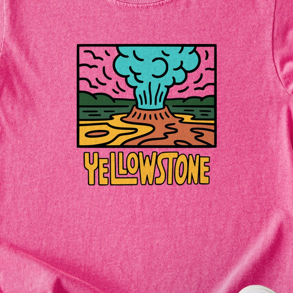 Yellowstone National Park Kids Cotton T-Shirt