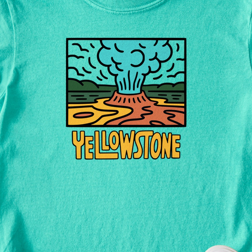 Yellowstone National Park Kids Cotton T-Shirt