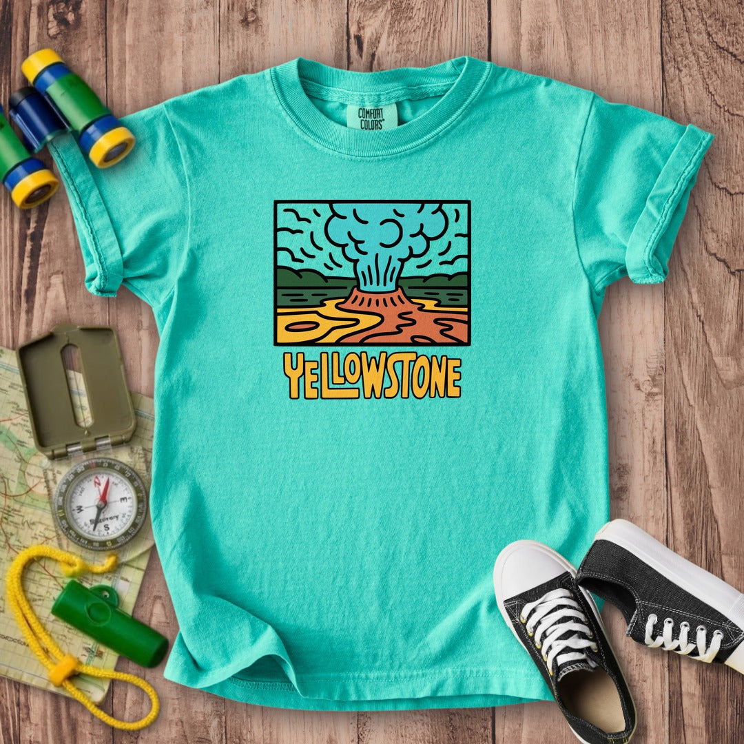 Yellowstone National Park Kids Cotton T-Shirt