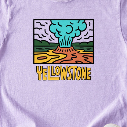 Yellowstone National Park Kids Cotton T-Shirt