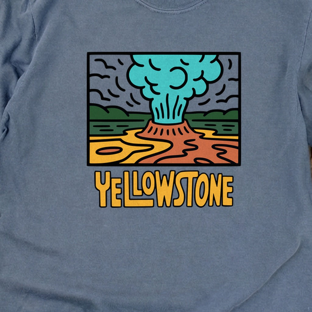 Yellowstone National Park Cotton Long Sleeve