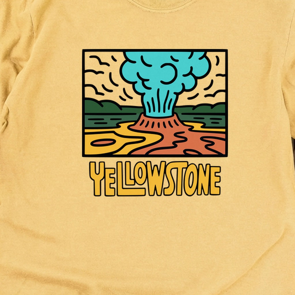 Yellowstone National Park Cotton Long Sleeve