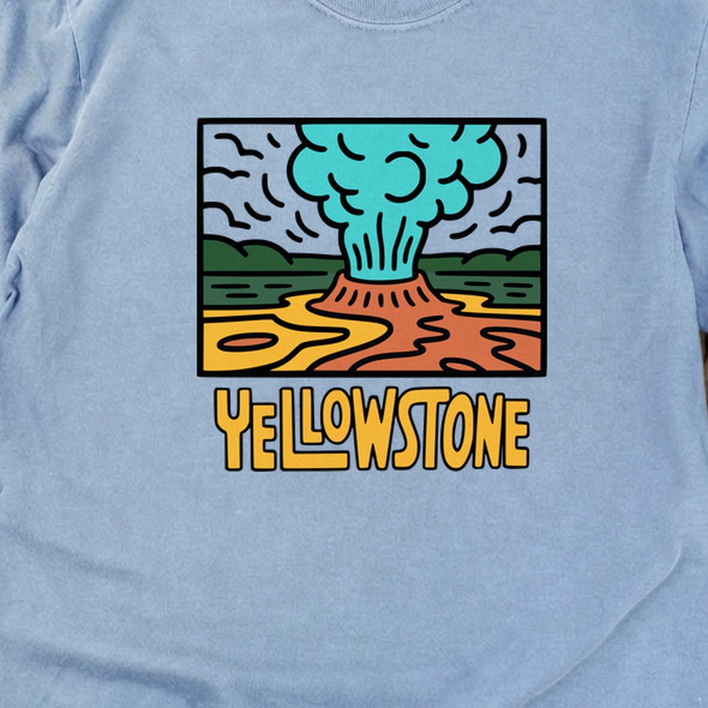 Yellowstone National Park Cotton Long Sleeve