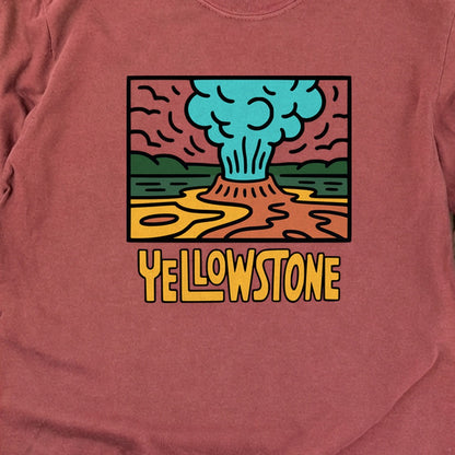 Yellowstone National Park Cotton Long Sleeve