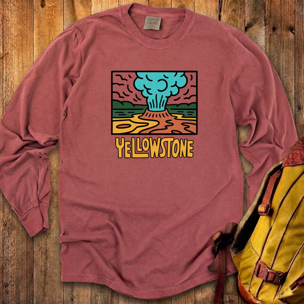 Yellowstone National Park Cotton Long Sleeve