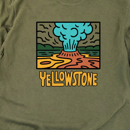 Yellowstone National Park Cotton Long Sleeve