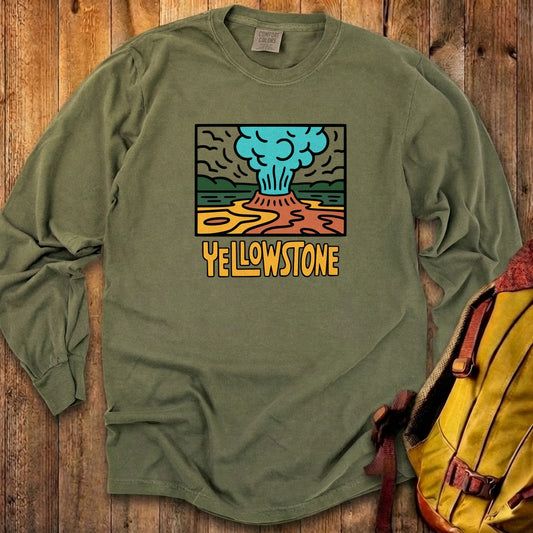 Yellowstone National Park Cotton Long Sleeve