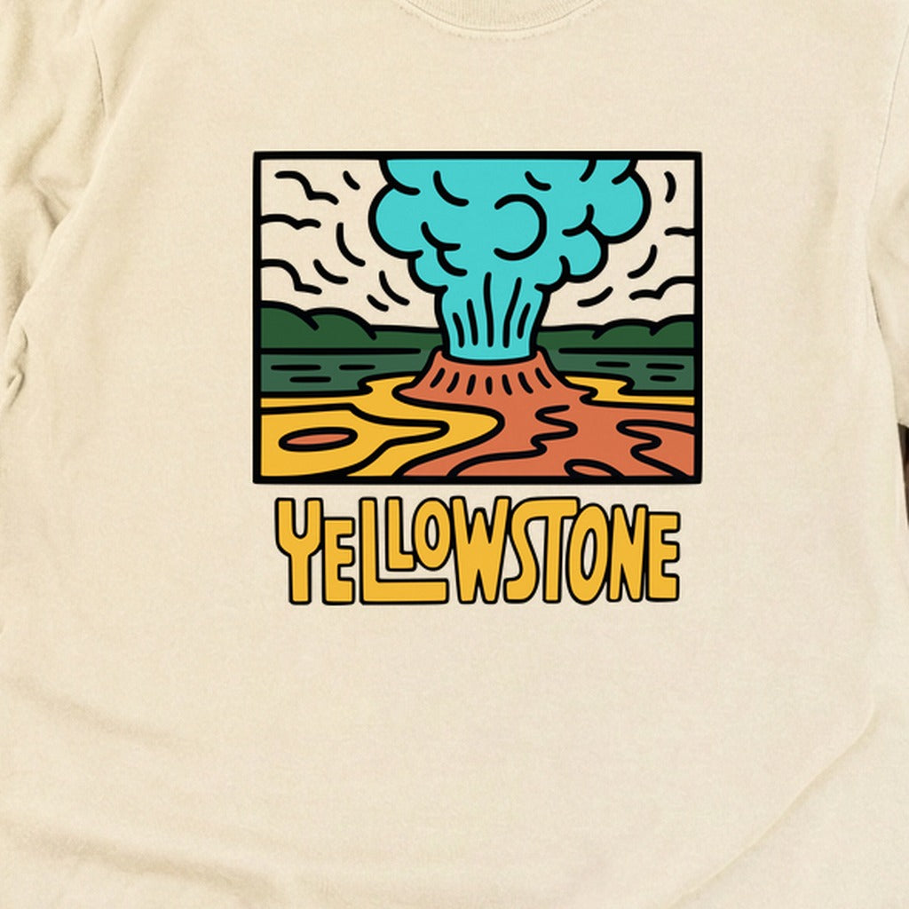 Yellowstone National Park Cotton Long Sleeve