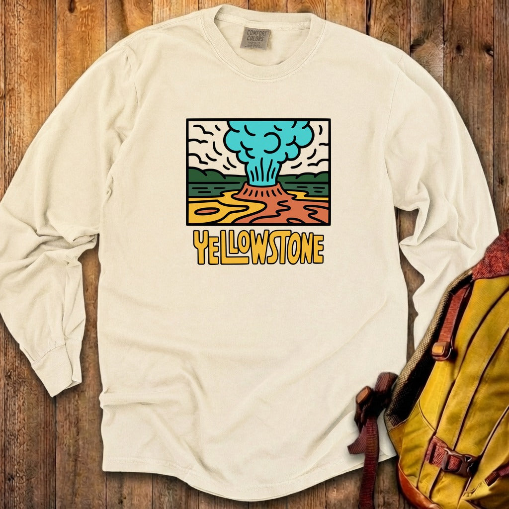 Yellowstone National Park Cotton Long Sleeve