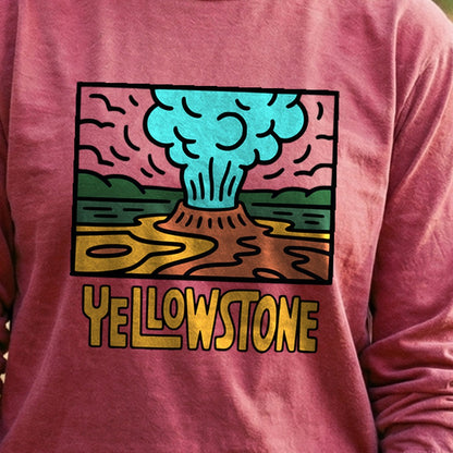 Yellowstone National Park Cotton Long Sleeve