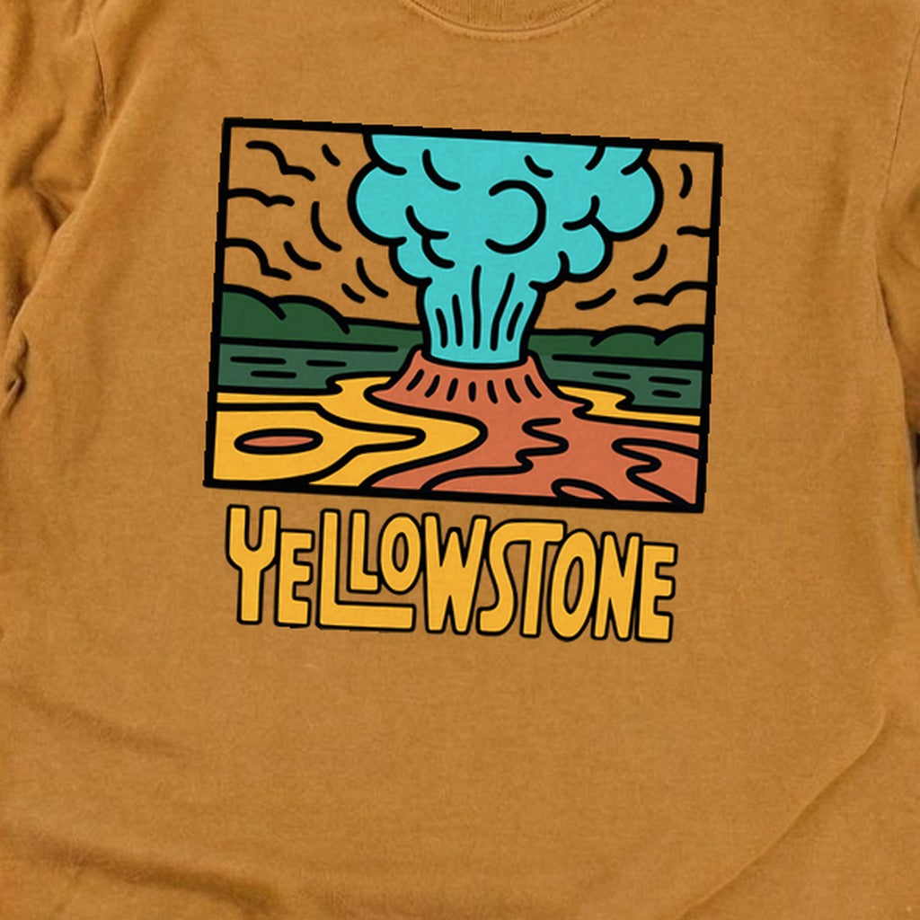 Yellowstone National Park Cotton Long Sleeve