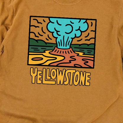 Yellowstone National Park Cotton Long Sleeve
