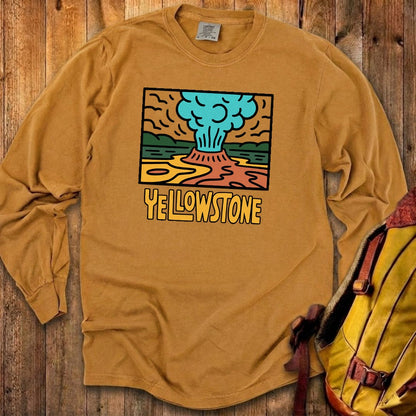 Yellowstone National Park Cotton Long Sleeve