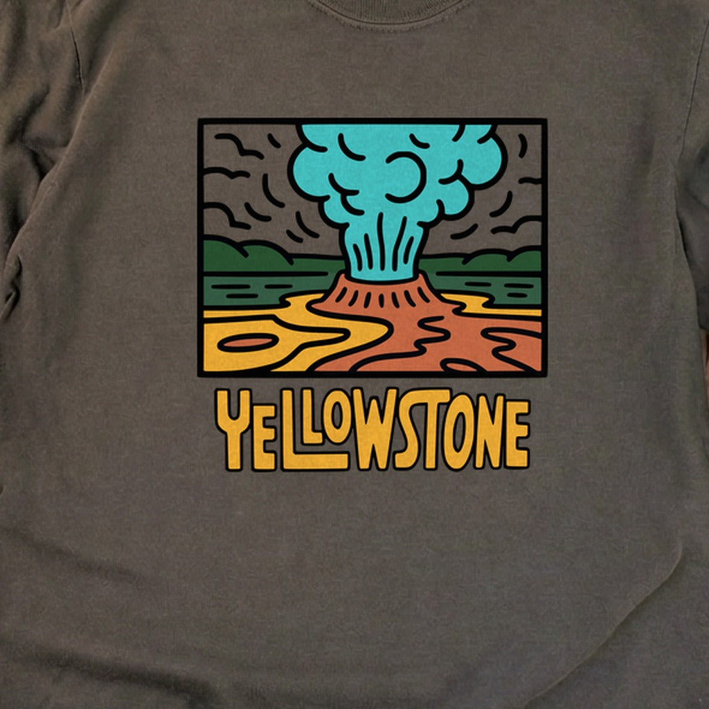Yellowstone National Park Cotton Long Sleeve