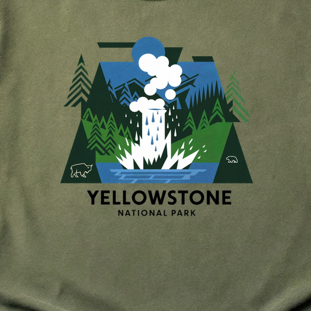Yellowstone National Park 2 Cotton T-Shirt