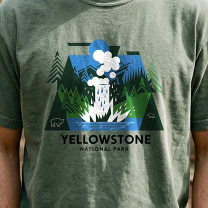 Yellowstone National Park 2 Cotton T-Shirt