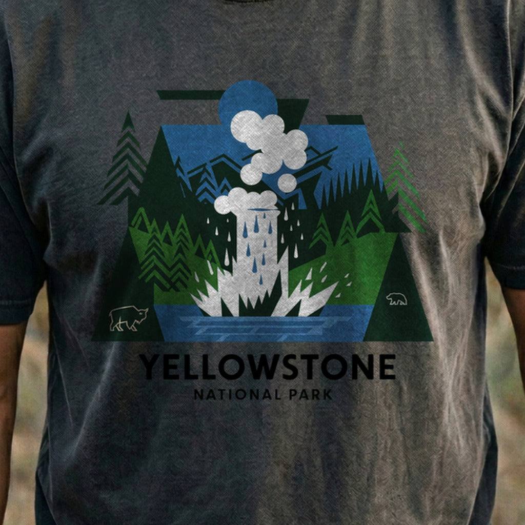 Yellowstone National Park 2 Cotton T-Shirt