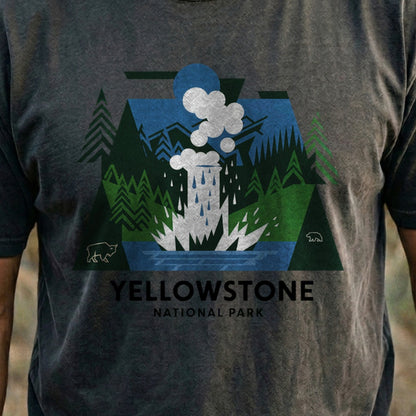 Yellowstone National Park 2 Cotton T-Shirt