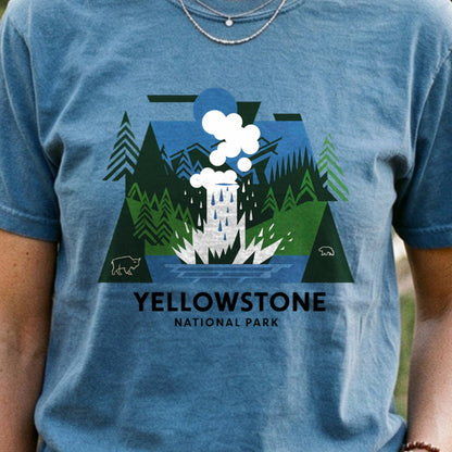Yellowstone National Park 2 Cotton T-Shirt