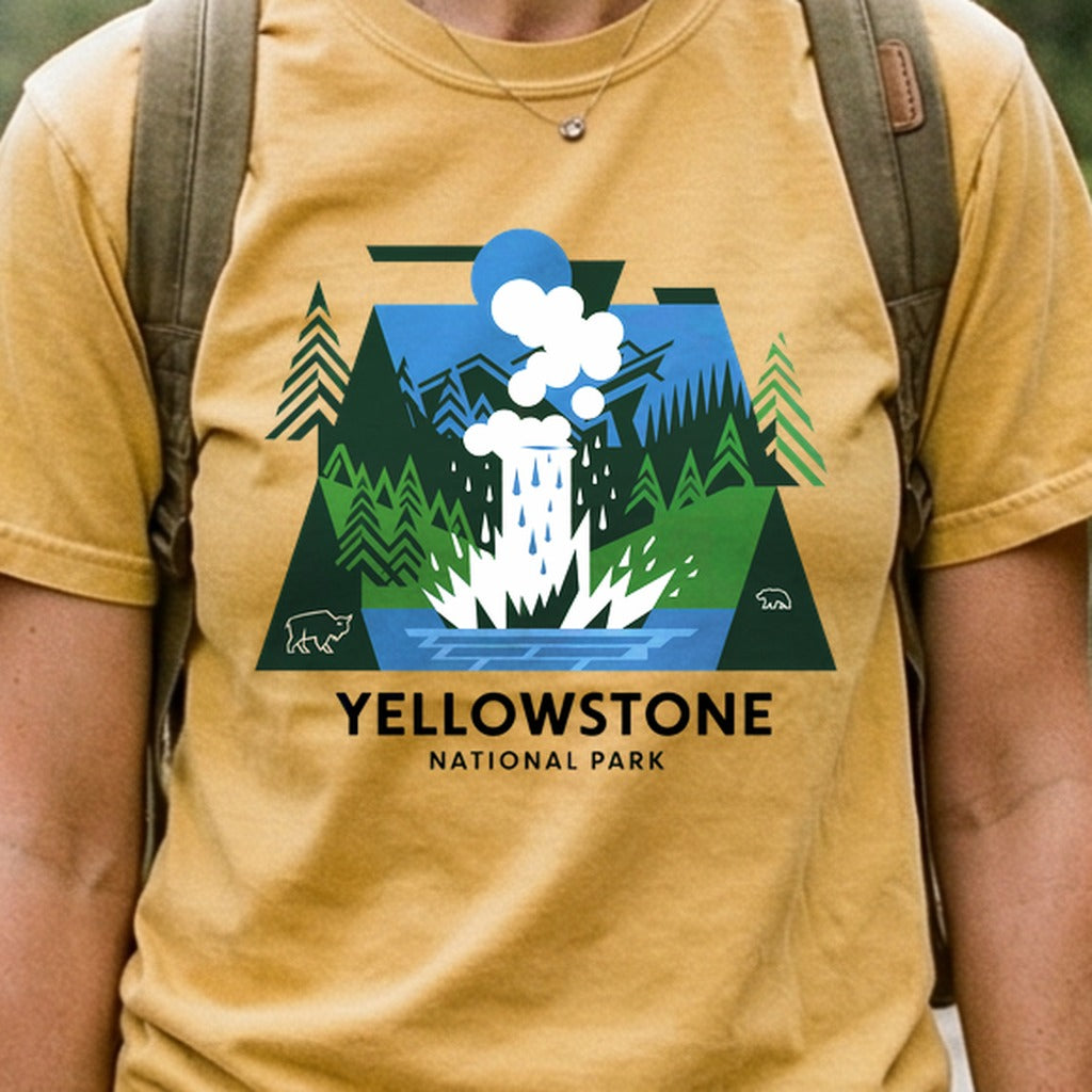 Yellowstone National Park 2 Cotton T-Shirt