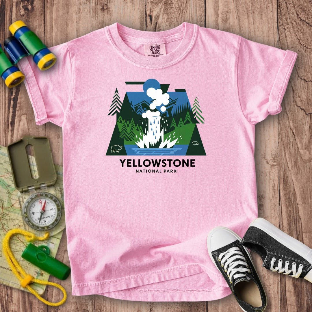 Yellowstone National Park 2 Kids Cotton T-Shirt