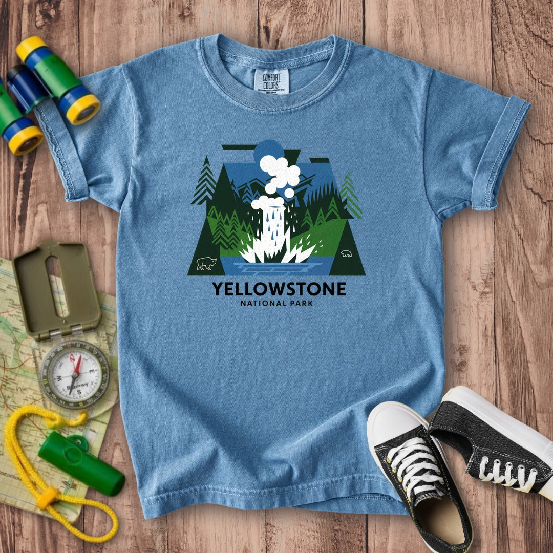 Yellowstone National Park 2 Kids Cotton T-Shirt