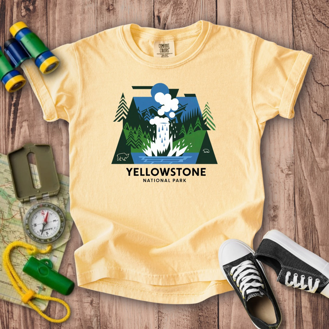 Yellowstone National Park 2 Kids Cotton T-Shirt