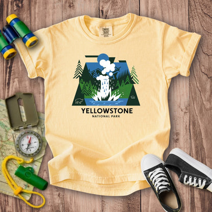 Yellowstone National Park 2 Kids Cotton T-Shirt