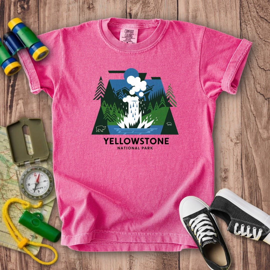 Yellowstone National Park 2 Kids Cotton T-Shirt
