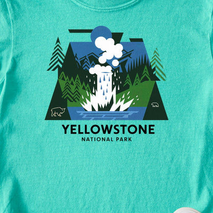 Yellowstone National Park 2 Kids Cotton T-Shirt