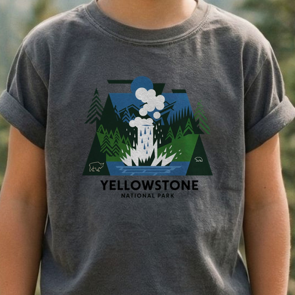 Yellowstone National Park 2 Kids Cotton T-Shirt