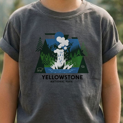Yellowstone National Park 2 Kids Cotton T-Shirt