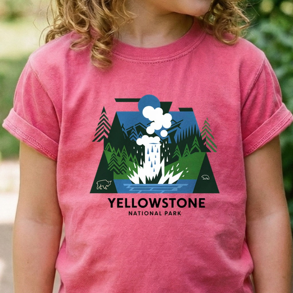 Yellowstone National Park 2 Kids Cotton T-Shirt