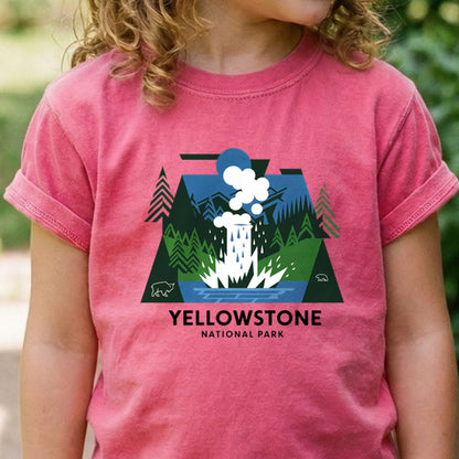 Yellowstone National Park 2 Kids Cotton T-Shirt