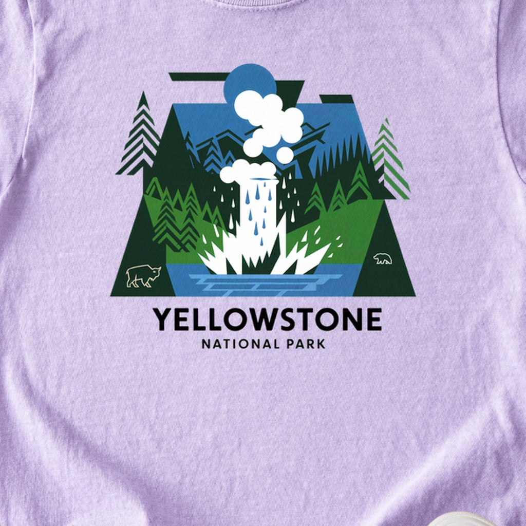 Yellowstone National Park 2 Kids Cotton T-Shirt