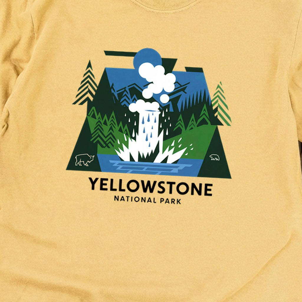 Yellowstone National Park 2 Cotton Long Sleeve