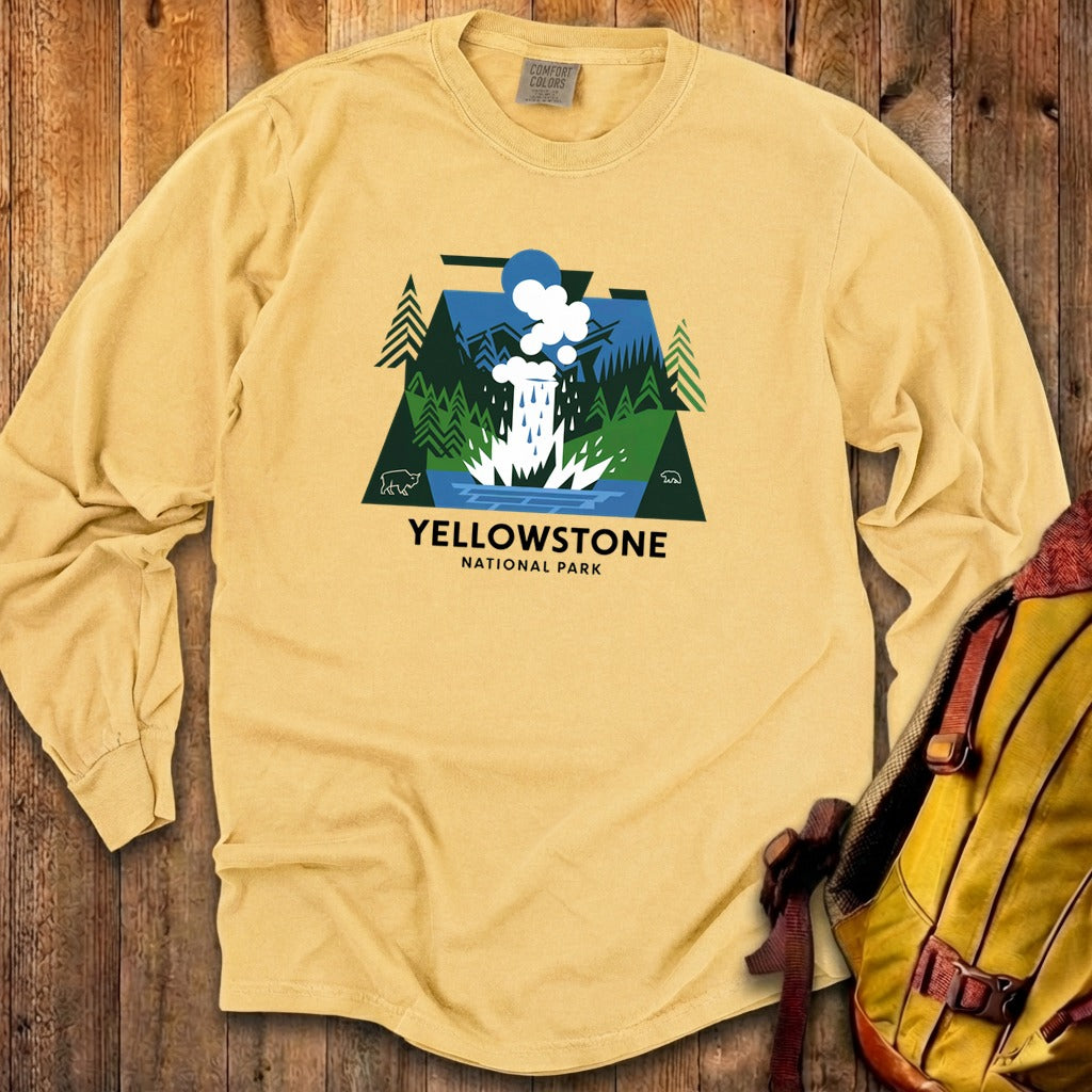 Yellowstone National Park 2 Cotton Long Sleeve