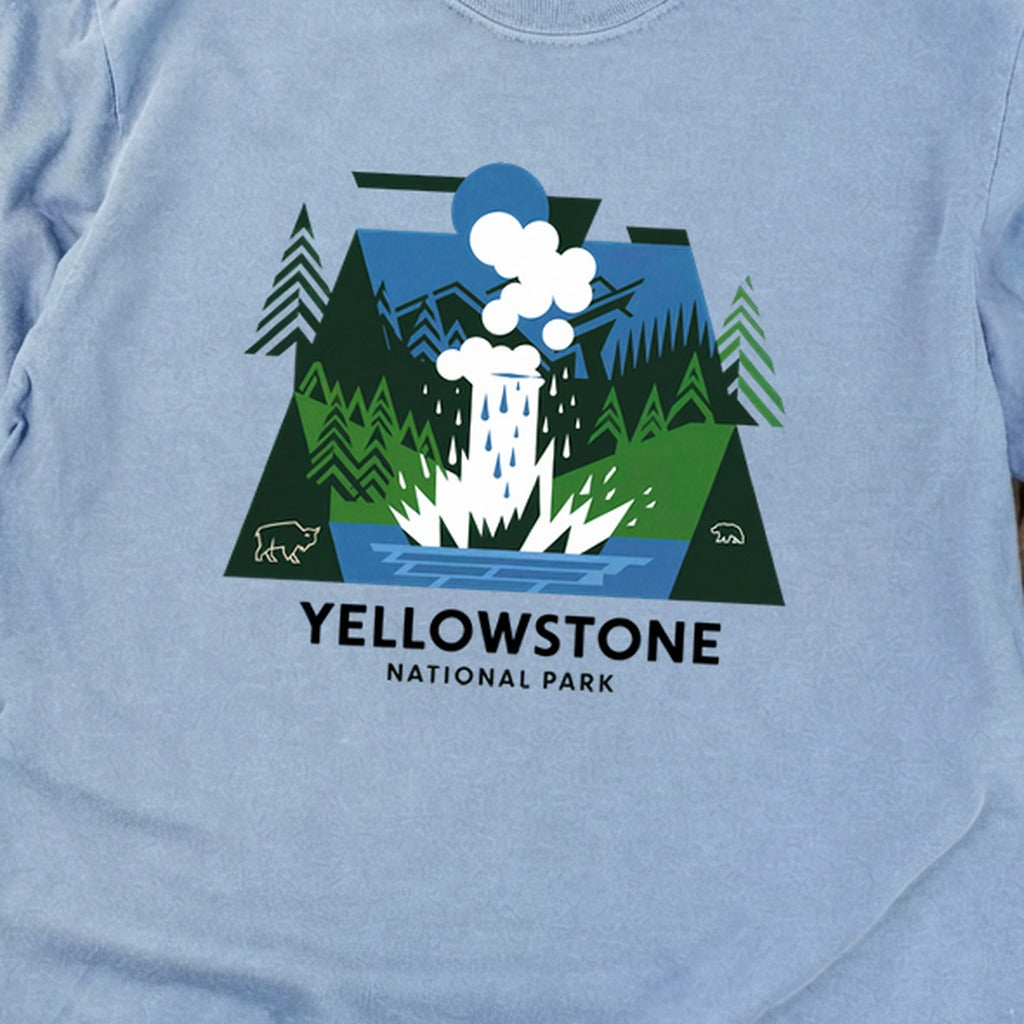 Yellowstone National Park 2 Cotton Long Sleeve