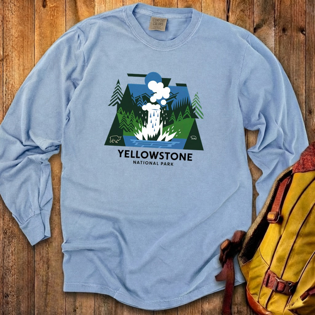 Yellowstone National Park 2 Cotton Long Sleeve