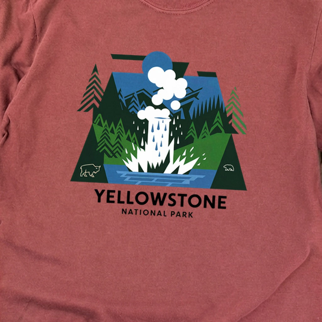 Yellowstone National Park 2 Cotton Long Sleeve