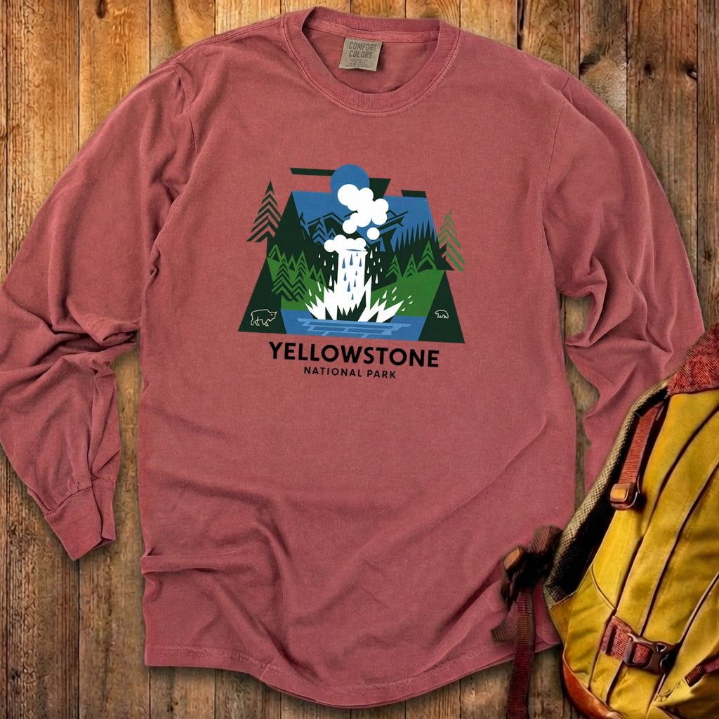 Yellowstone National Park 2 Cotton Long Sleeve