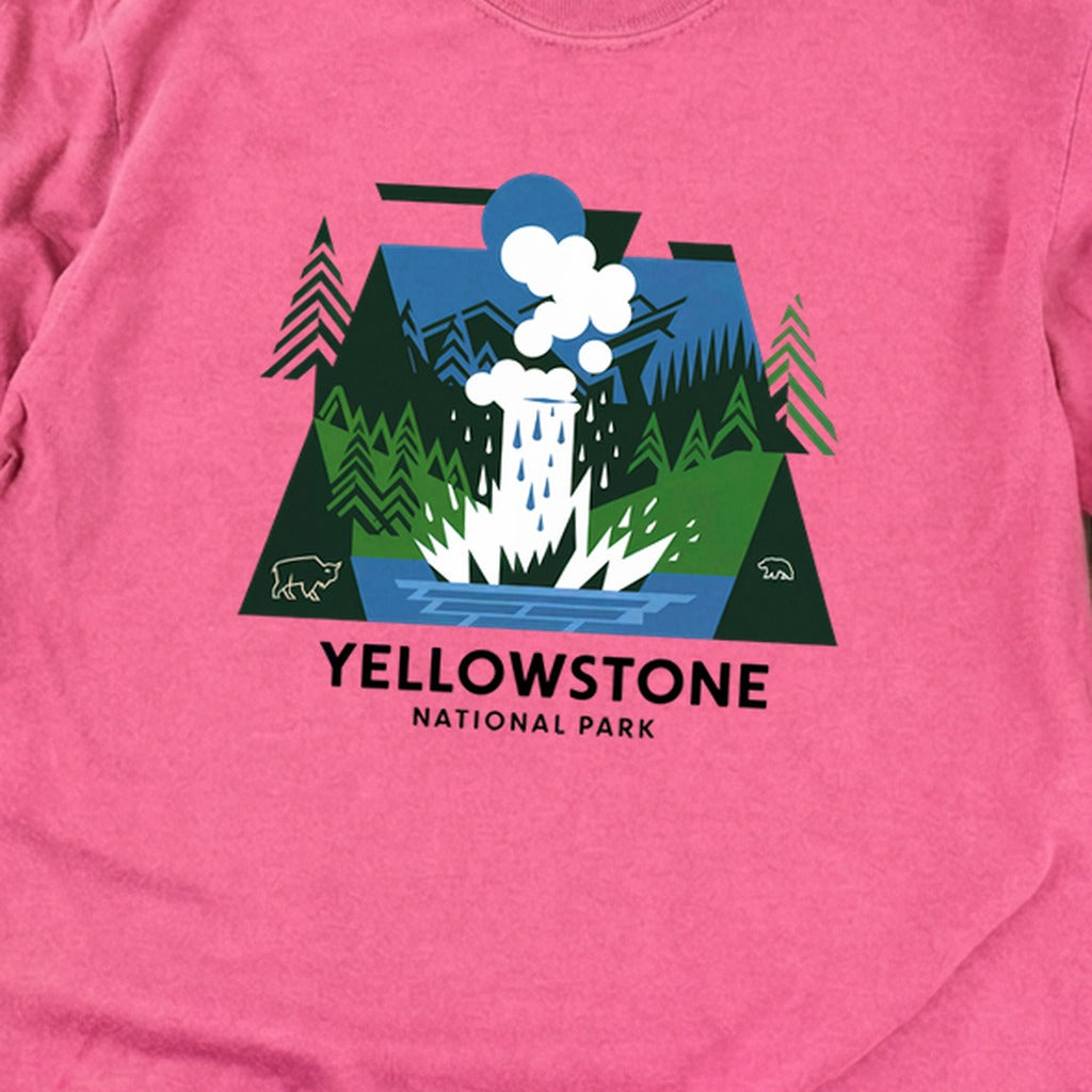 Yellowstone National Park 2 Cotton Long Sleeve