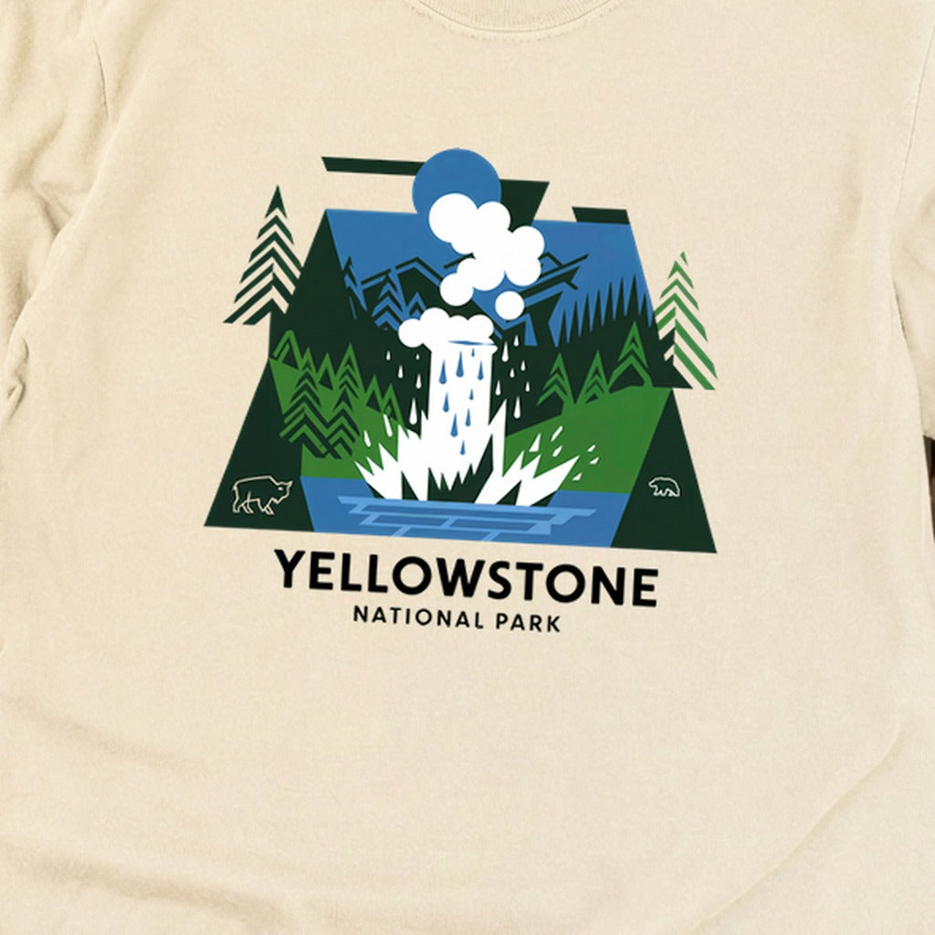 Yellowstone National Park 2 Cotton Long Sleeve